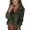 Army Green, variant on Sweaters for Women 2026 Fall Casual V Neck Long Sleeve with Button Solid Loose Knit Pullover Lace Sweaters, Watermelon Red S