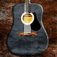 thumbnail image 3 of Grey, Jace 12x12 Black Modern Framed Museum Art Print Titled - Rustic Acoustic Guitar, 3 of 5