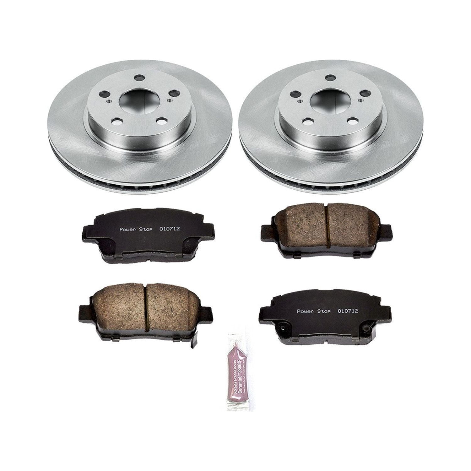 Power Stop Front Stock Replacement Brake Pad and Rotor Kit KOE5219