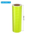 thumbnail image 2 of Uxcell Reflective Tape, 8" x 17 Ft Waterproof High Visibility Warning Safety Tape, Fluorescent Yellow, 2 of 6