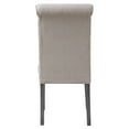 thumbnail image 4 of ACME Yabeina Side Chair in Beige and Gray (Set of 2), 4 of 10