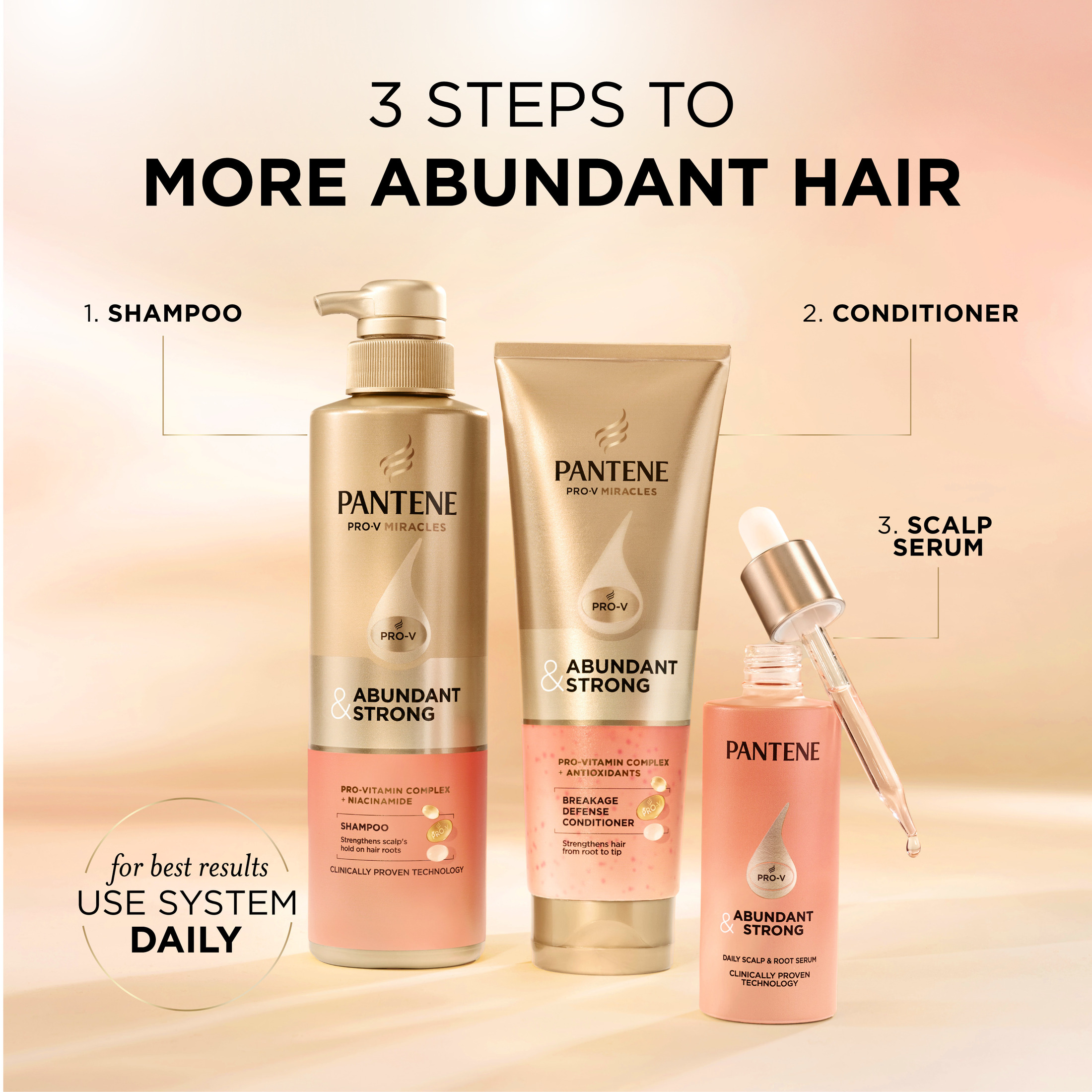 Pantene Abundant & Strong Conditioner, 8 fl oz photo 8