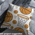 thumbnail image 6 of Castle Fairy Sport Basketball Boy Fabric by the Yard 1 Yard,Ball Gamer Home Decor Fabric by the Yard,Brown White Room Decor Fabric by the Yard,Luxury Bedroom Decor, 6 of 6