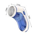 thumbnail image 3 of USB Electric Lint Remover,Fabric Shaver,Fuzz Remover,Quickly And Effectively Pilling Of Clothes,Bed Sheets, And Other Fabric,3 Stainless Steel Blade Save 50% off, 3 of 8