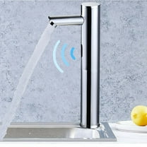 Bathroom Automatic Infrared Sensor Faucet, Single Handle Sink Faucet Touchless Sink Faucet(20cm)
