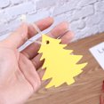 thumbnail image 5 of CIMAXIC christmas 240pcs Christmas Tree Shaped Labels Cartoon 12 Colour Hanging Tag Christmas Themed Gift Labels Kraft Paper Hanging Tags for Home Office with 240pcs Silk Ribbon, 5 of 5