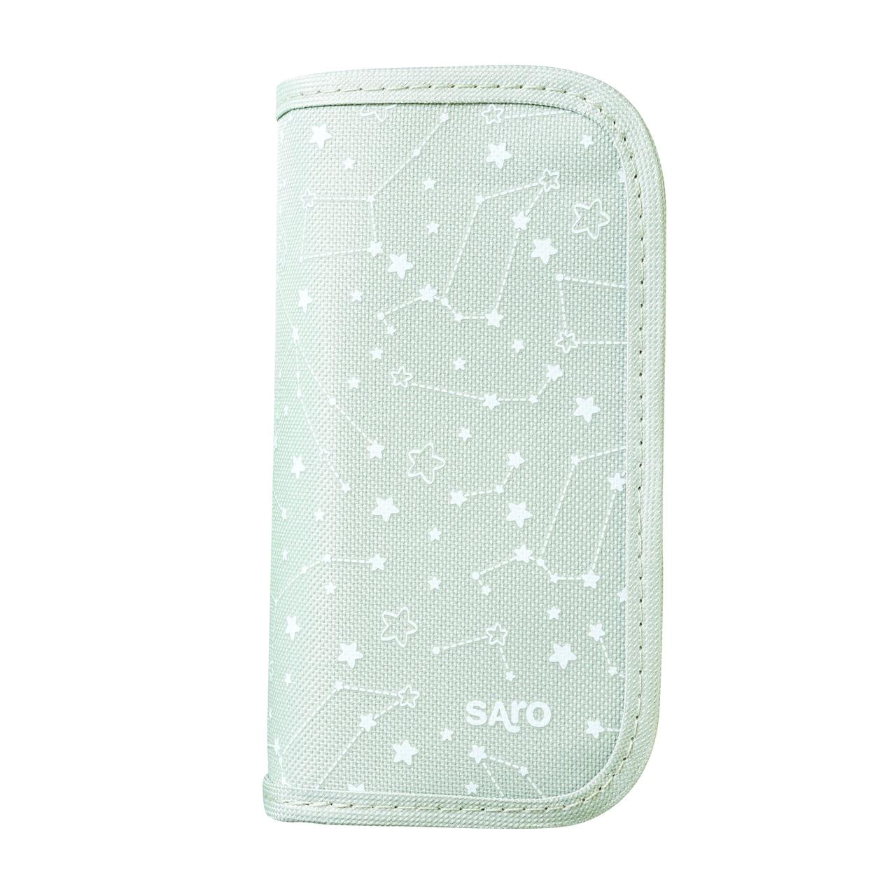 SARO Gray Baby Grooming Kit: Developmentally Beneficial Soft Brush & Safe Nail Tools for Kids