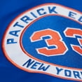 thumbnail image 4 of Men's-Mitchell & Ness Patrick Ewing Royal New York Knicks NBA Legends Full-Snap Satin Jacket, 4 of 7