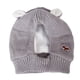 thumbnail image 1 of Billuyoard Gorro de calavera cálido de felpa y grueso para niños, gorro cálido y acogedor para niños, gorro de calavera cálido, sombreros Ropa para mascotas gris, 1 of 6