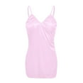 thumbnail image 5 of Dyfzdhu Nightgowns for Women Solid Color Sexy Suspenders Lace Pajamas, 5 of 6