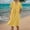 D-Yellow, variant on Casual Dresses For Women Short Skeeve Floral V Neck Dress Home Spring Summer Fall Loose Fit Soft Fabric Easy Care Simple Clothing S Yellow