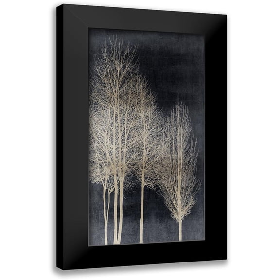 Bennett, Kate 9x14 Black Modern Framed Museum Art Print Titled - Silver Tree Silhoutte I