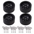 thumbnail image 2 of ZLight RC Car Wheel Rims 9 Wheels Metal Wheel Rims Rock Crawling With Heavy Duty Aluminum Alloy 1/10 Model Car Rim, 2 of 6