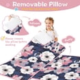 thumbnail image 3 of Pioneer Flower Floral Print Pattern Toddler Nap Mats for Kids Preschool,Sleeping Mat Bag or Kids,Toddler Sleeping Bag,Toddler Nap Mat or Daycare, 3 of 6