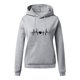thumbnail image 2 of Gibobby Sudadera de mujer, Sudadera Deportiva Mujer con Cierre, Sudadera con Capucha de Manga Larga, de algodón, Tops para Mujer, Ropa estética(Gris,M), 2 of 3