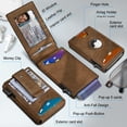 thumbnail image 2 of Billetera Miyozi Airtag para hombre, cartera de piel con bloqueo RFID, 2 of 8