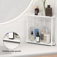 thumbnail image 4 of Organizador de encimera de baño FLE Corner, 2 niveles, acero blanco, 4 of 6