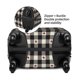 thumbnail image 2 of Balery Black Plaid Heart Funda de equipaje, fundas para maletas, elástica, lavable, protector de maletas, compatible con maletas de 18 a 32 pulgadas-Medium, 2 of 7
