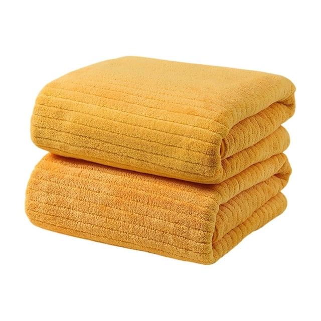 Microfiber Large Bath Towel for Home Gym Spa Travel Lightweight Soft Quick Drying Textured Design Ideal Bathroom Use