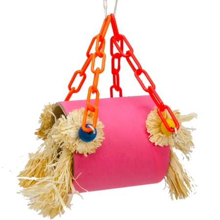 3718 Tassel Tunnel Medium Bird Toy