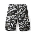 thumbnail image 2 of Frontwalk Mens Short Pants Camouflage Cargo Shorts Mid Waist Mini Trousers Men's Soft Bottoms With Pockets Grey 40, 2 of 3