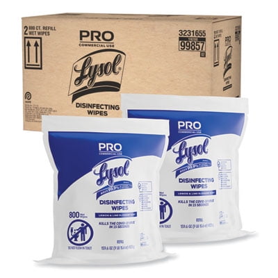 Lysol Wipes Lemon&nbsp;& Lime&nbsp;Blossom® Refill Bag 2/800 ct.​