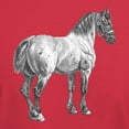 thumbnail image 3 of CafePress - Draft Horse Dark T Shirt - Men's Classic Graphic Cotton T-Shirt, 3 of 4