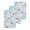 Blue, Pink, White, variant on Rabbits Ferns Kitchen Dish Towels for Drying Dishes Set of 3, Purple Flowers Leaves Cottagecore Sky Blue Waffle Weave Microfiber Hand Tea Bathroom Towels Quick Dry & Absorbent Towel 15.7x23.6