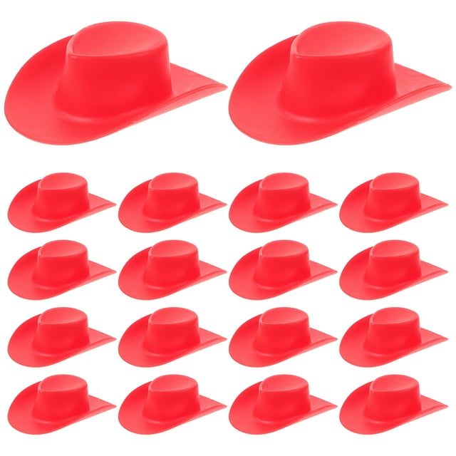 Miangastore Tiny Hats 20Pack Mini Cowgirl Hat Lightweight Cowboy Hat Shape For Craft Projects
