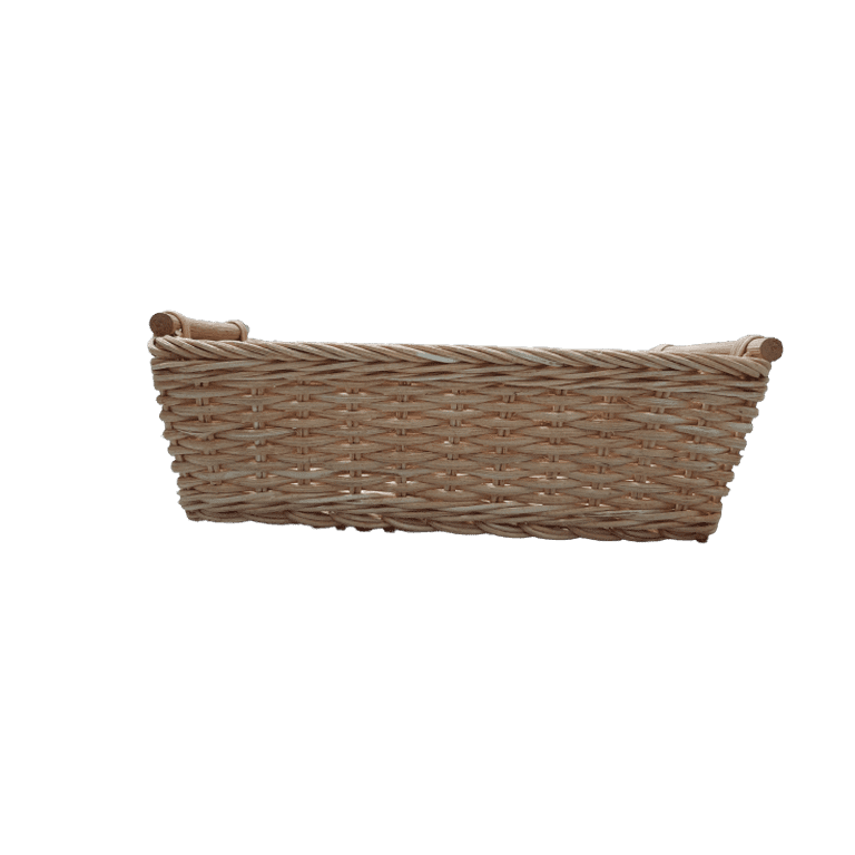 Wicker Storage Baskets, 2-Pack, Seagrass Shelf Baskets for Organizing &  Sorting