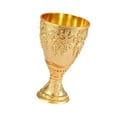 thumbnail image 4 of Copa medieval vintage, vaso para beber, suministros para fiestas, grabado, antigüedades, cumpleaños Oro, 4 of 9