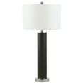 thumbnail image 4 of SAFAVIEH Ollie 31.5 in. H Faux Column Table Lamp, Grey Faux Woven Leather, Set of 2, 4 of 6