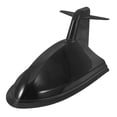 thumbnail image 1 of 1Pack Car Antenna Black Plastic Airplane Design for Vehicle Accessory Signal Reception 6.3x2.95x2.76in, 1 of 8