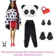 thumbnail image 5 of Barbie Doll Cutie Reveal Panda Plush Costume Doll with Pet, Color Change, 5 of 7
