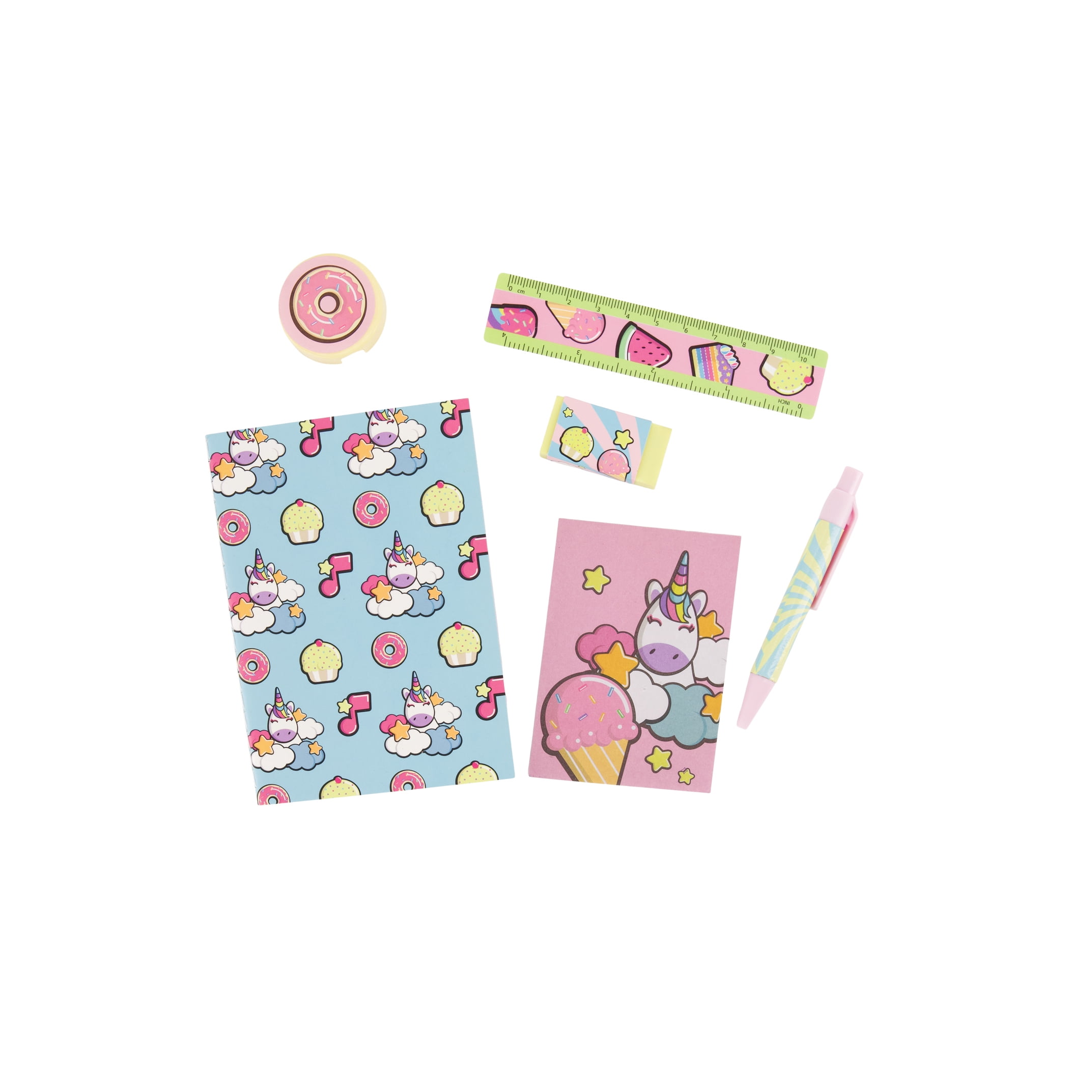 Claire's Stationery Set - Unicorn 6 pcs