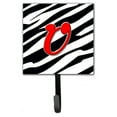 thumbnail image 4 of Letter M Initial Monogram - Zebra Red Leash or Key Holder, 4 of 7
