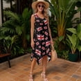 thumbnail image 4 of Garronmavis British Flag Couples' Outfits Husban and Wife Clothing Men's Button Down Shirt Size 2XL Hawaiian Tops and Womens Sleeveless Dress Loose Vacation Sundress, 4 of 8