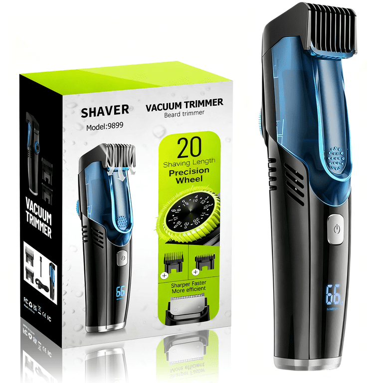 Cshidworld Vacuum Beard Trimmer, 20 Length Settings photo 1