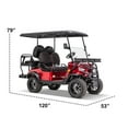 thumbnail image 2 of Kandi Electric Golf Cart Kruiser 4P AGM (Silver), 2 of 3