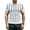 Gray, variant on Ecqkame Mens Shirts Knitted Pit Stripe Slim Fit Textured Stretchy Shirt Turndown Collar Short Sleeve Button Casual Breathable Tops Black L