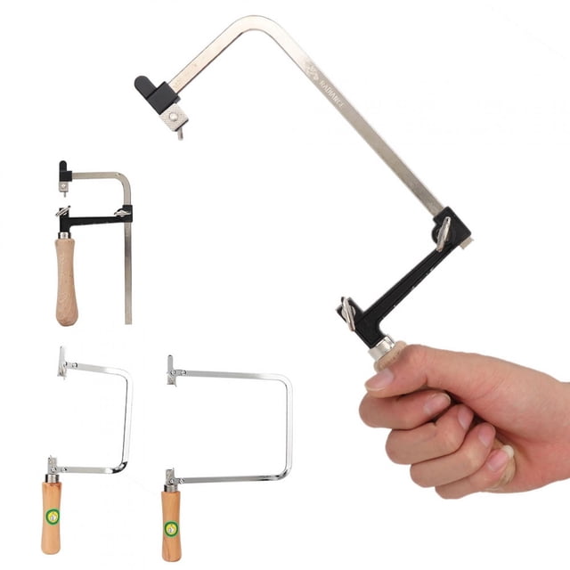 U Shape Saw Bow Frame Hacksaw Frame 3Pcs Set Portable U Shape Hacksaw Saw Bow Frame DIY Jewelry Making Cutting Tool