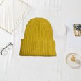 thumbnail image 2 of CSChome Elastic Knitted Hat Women Winter Knit Hat - High Elastic Solid Color Dome Soft Windproof, 2 of 7