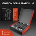 thumbnail image 2 of A-Premium Set of 6 Ignition Coil Pack and Iridium Spark Plugs Compatible with Ford F-150 F150 2017-2019, Expedition 2018-2019 & Lincoln Navigator 2018-2019, 3.5L, Replace# HL3Z12029A, NGK94372, 2 of 9