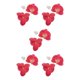 thumbnail image 3 of Orquídeas artificiales Matsuzay 50 Uds Seda Rosa roja, 3 of 6
