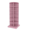 thumbnail image 5 of Newboti Furniture Pink 360 Rotating shoe cabinet 6 layers 89739, 5 of 6