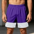 thumbnail image 6 of QSAWXQZ Men's Athletic Shorts Elastic Waist Drawstring Loose Cotton Summer Bottoms with Pockets XL, 6 of 7