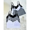 thumbnail image 6 of Livona 6 Pack Training Bras for Girls-Sports Bra, Fitness Bra, Padded Everyday Bra Bralette,Crop Cami Tank Top (6-14), 6 of 6