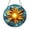Acrylic 3.5 Inch, variant on Bright Sunlight Window Art – Faux Stained Glass