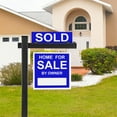 thumbnail image 4 of Gymax 2PCS 6' UPVC Real Estate Sign Post Open House Yard Home for Sale W/Stake, 4 of 10