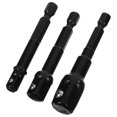 thumbnail image 1 of 1 Set Socket Adapter 3/8 Inch 1/2 Inch 1/4 Inch Drill Socket Drill Adapter Tool, 1 of 4